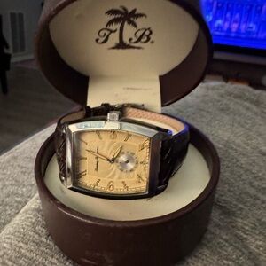 Tommy Bahama Brown and Gold Men's Watch